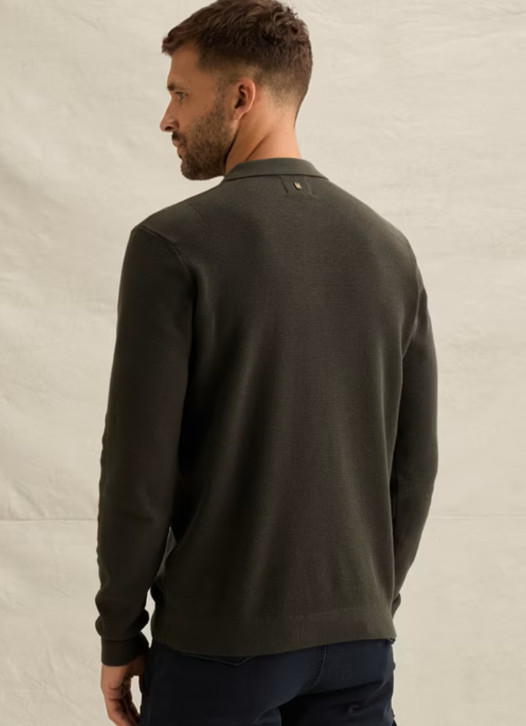 Polo knitted lm effen 8039 Beluga