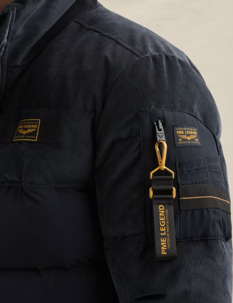 Jas dikker doorstikt effen met rib Gobbler 5281 Salute