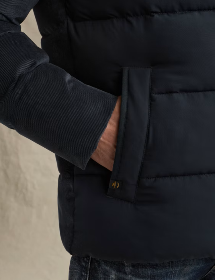 Jas dikker doorstikt effen met rib Gobbler 5281 Salute
