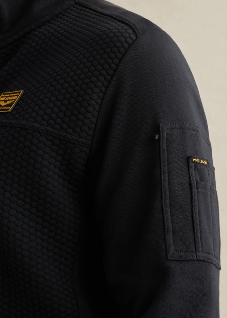 Sweatcardigan met structuur effen 5281 Salute