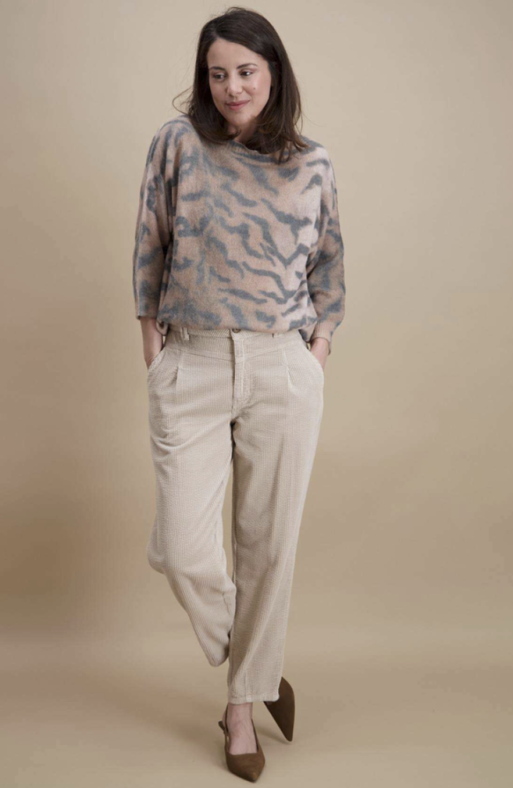 Chino ribfluweel 2 beige