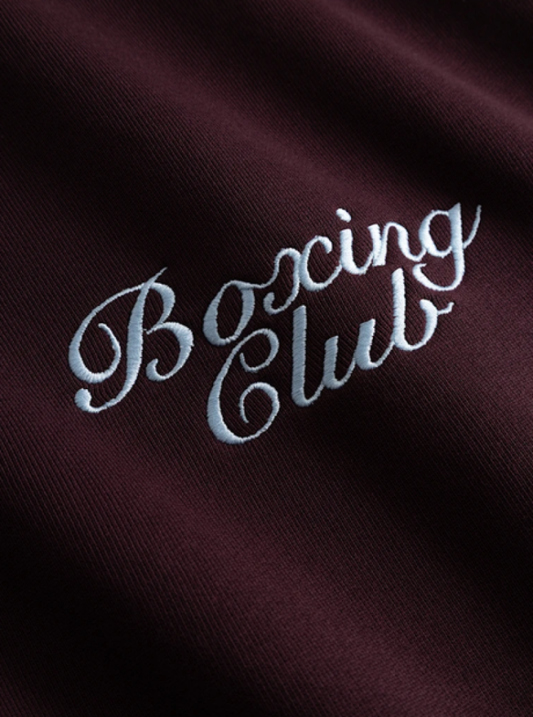 Sweater Boxing Club 313 burgundy