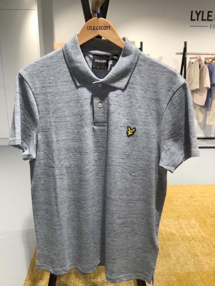 Polo km gemeleerd Y604 Light Navy Tri Marl