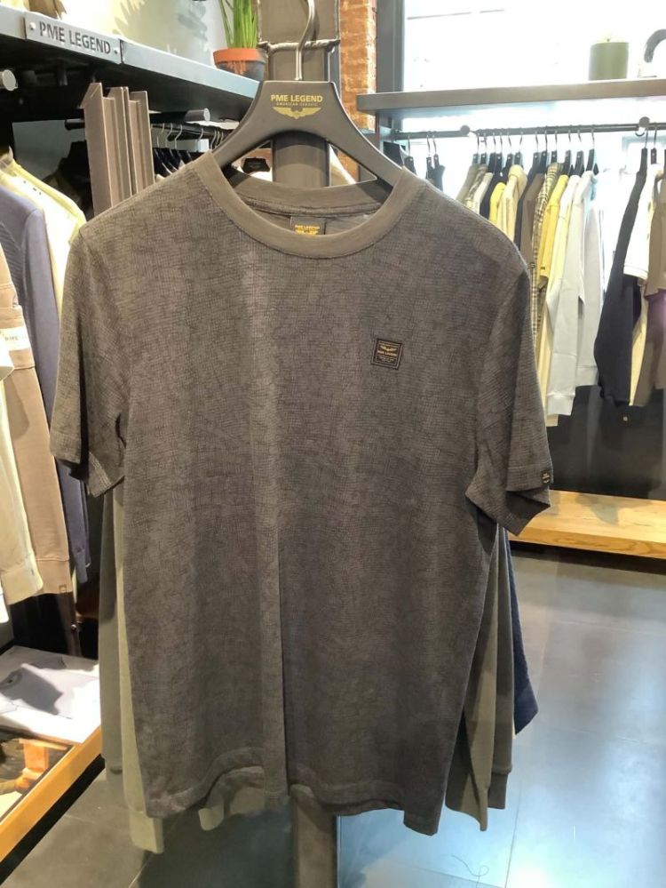 T-shirt km AOP 8039 Beluga