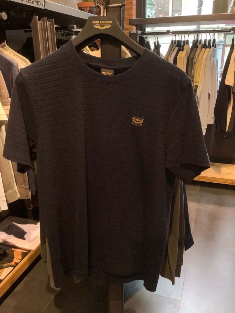 T-shirt km strepenstructuur 5281 Salute