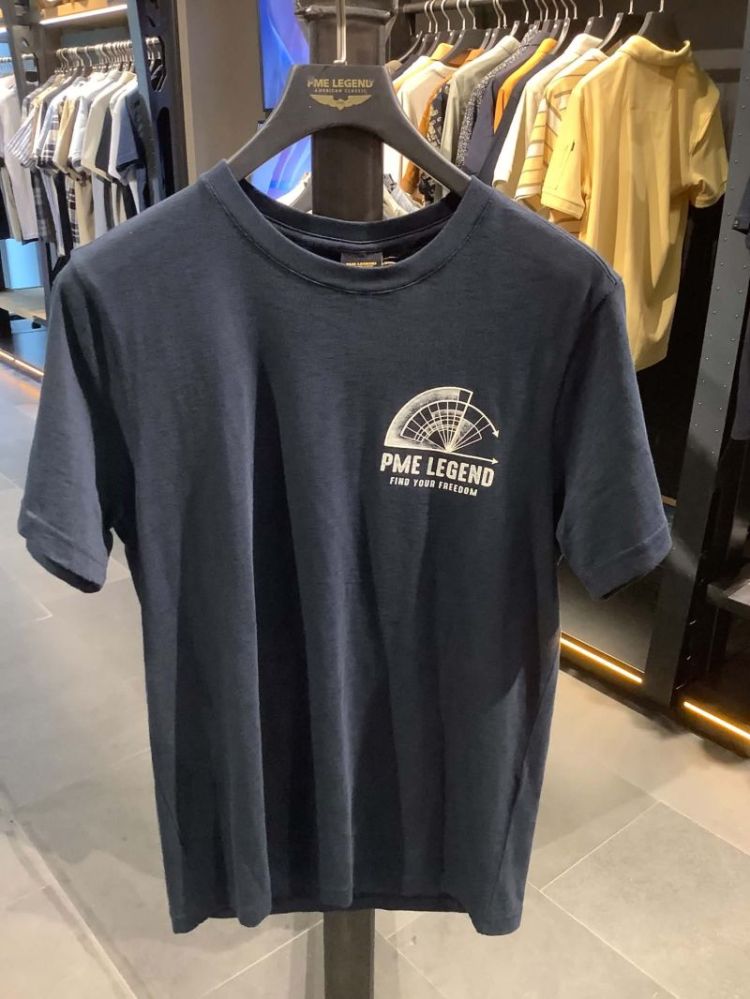 T-shirt waaier met find your freedom op borst 5281 Salute