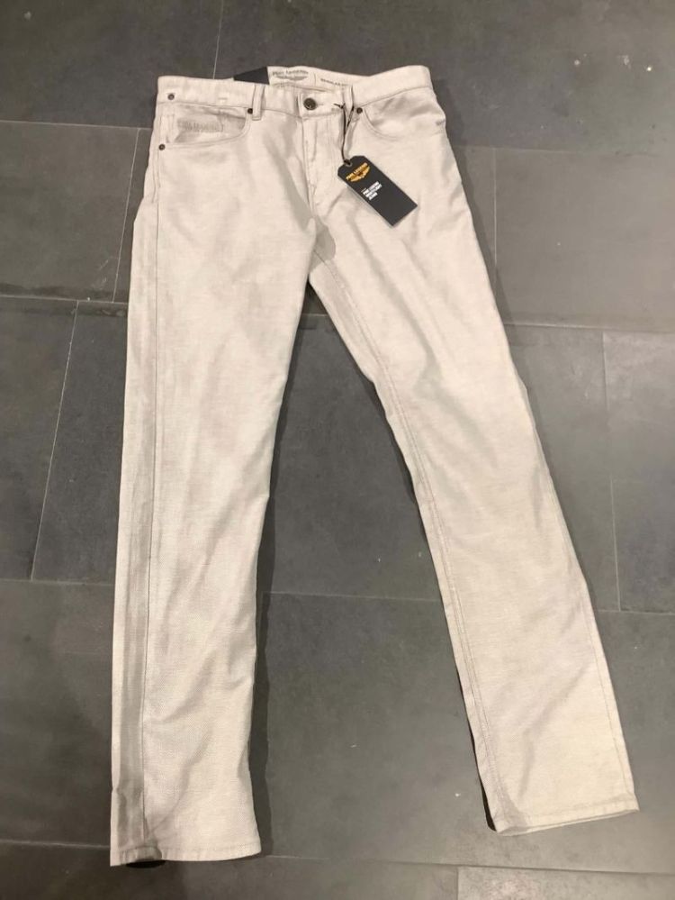 Broek met superfijn printje Nightflight 9020