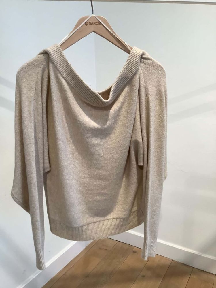 Pull lm off shoulder 2542-sand melee