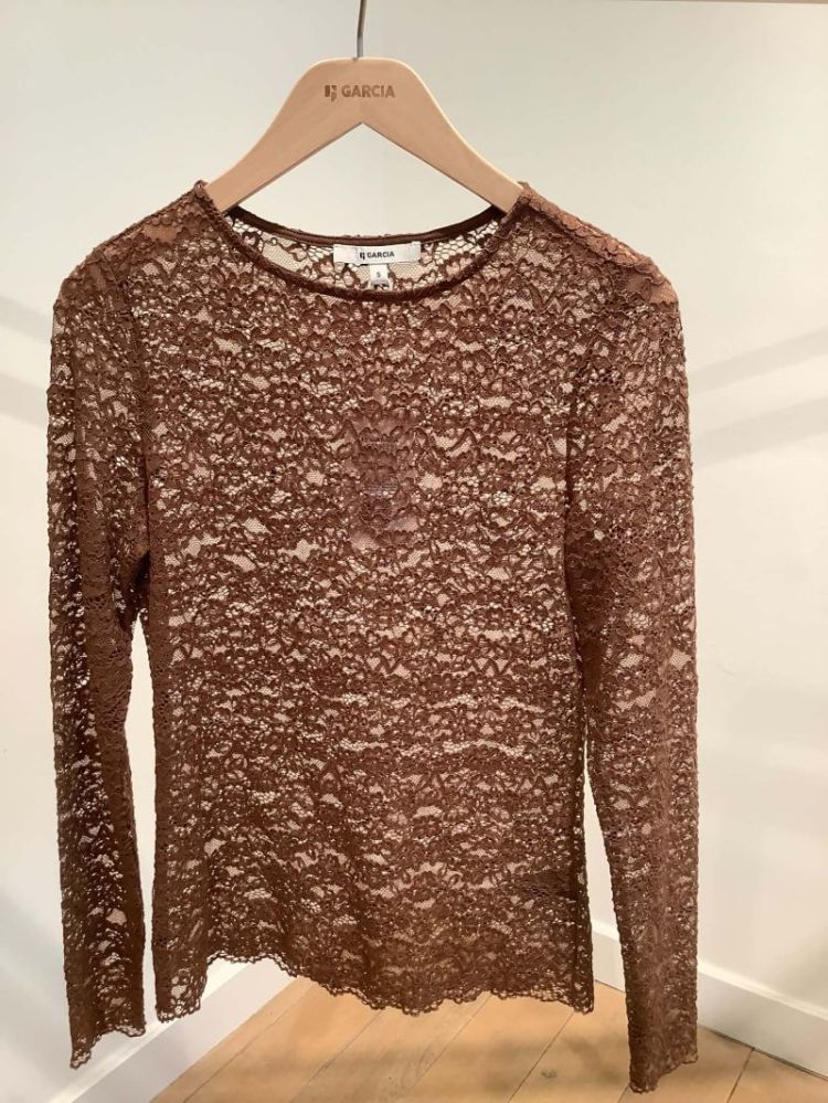 T-shirt lm kant 4121-mud stone