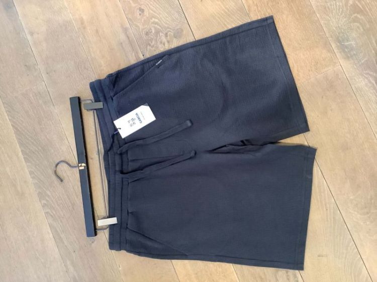 Short stretch met structuur effen 6105-shadow sla