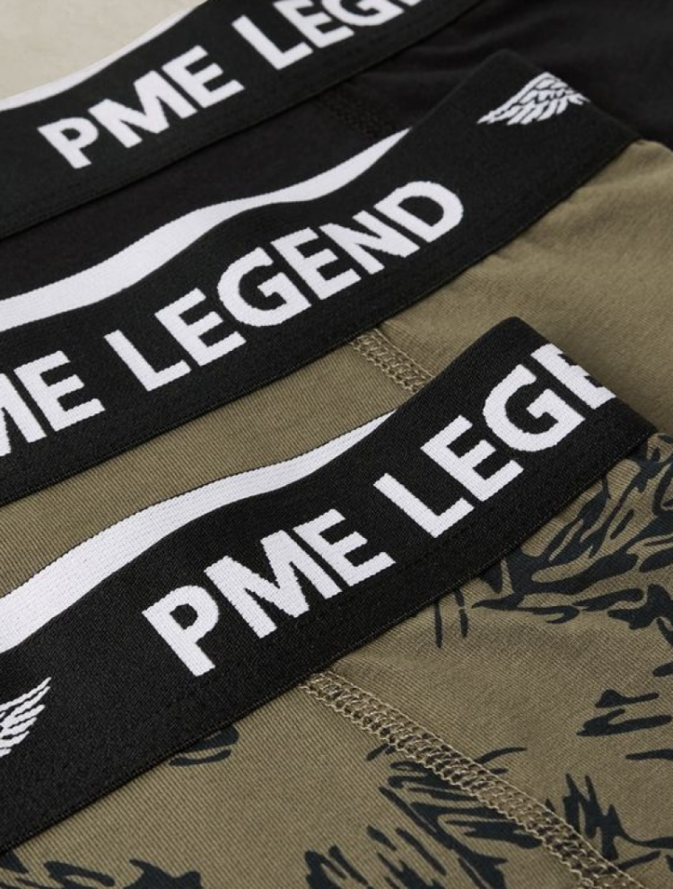3-pack boxershorts 2 effen 1 print 6447 Kalamata